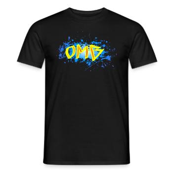 OMG - Männer T-Shirt - Schwarz - Vorne - AI Model Male 178 light (178cm)