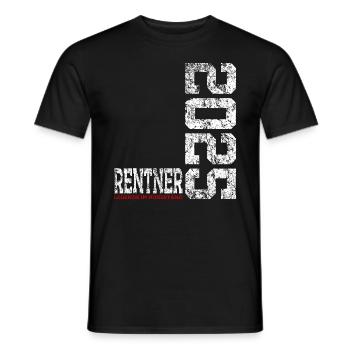 RENTNER 2025 RENTE LEGENDE IM RUHESTAND 2025 - Männer T-Shirt - Schwarz - Vorne - AI Model Male 178 light (178cm)