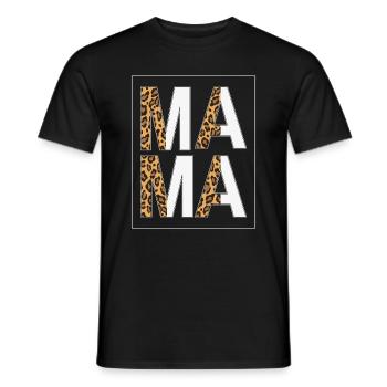 1984 Leopard 40th Birthday 40th Animal Print 1983 - Men's T-Shirt - black - Front - AI Model Male 178 light (178cm)