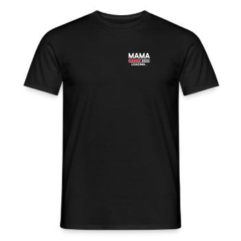 Mom 2025 Loading Pregnancy 2025 Soon Mom - Men's T-Shirt - black - Front - AI Model Male 178 light (178cm)