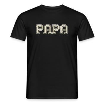 Dad Retro Dad Vintage Dad - Men's T-Shirt - black - Front - AI Model Male 178 light (178cm)