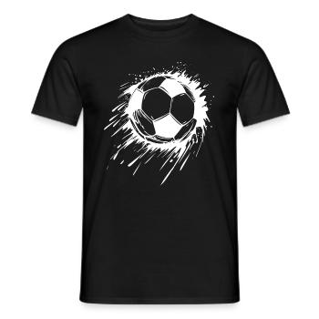 Cool Soccer Player Soccer Fan Retro Soccer - Men's T-Shirt - black - Front - AI Model Male 178 light (178cm)