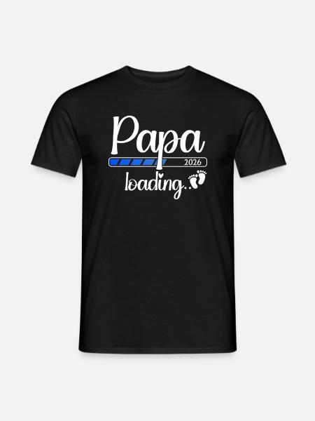 Dad 2026 Loading Dad-to-be 2026 - Men's T-Shirt - black