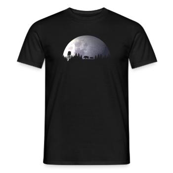 Sanglier Sanglier Drôle Cadeau Chasseur Chasse - T-shirt homme - noir - Devant - AI Model Male 178 light (178cm)