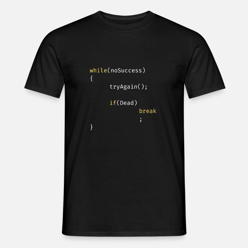 C++ Programmierer - C-Code Liebe Java Informatik - Männer T-Shirt - Schwarz
