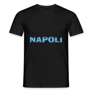 Napoli Napoli Italy Italia - Men's T-Shirt - black - Front - AI Model Male 178 light (178cm)