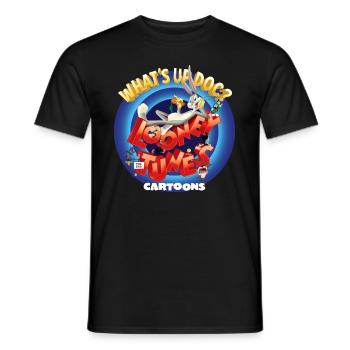 Looney Tunes Cartoons - Men's T-Shirt - black - Front - AI Model Male 178 light (178cm)