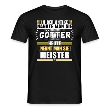 Les dieux dans l’Antiquité. Champion aujourd’hui - T-shirt homme - noir - Devant - AI Model Male 178 light (178cm)