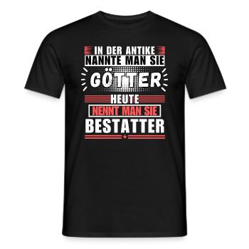 Les dieux dans l’Antiquité. Aujourd’hui Undertaker - T-shirt homme - noir - Devant - AI Model Male 178 light (178cm)