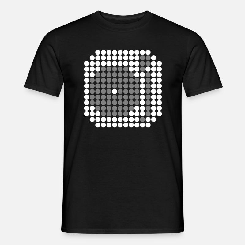 DOTTED DJ MIXER (w) - Männer T-Shirt - Schwarz