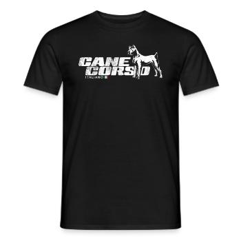 Cane Corso - Men's T-Shirt - black - Front - AI Model Male 178 light (178cm)