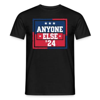 Anyone Else Election 2024 - Männer T-Shirt - Schwarz - Vorne - AI Model Male 178 light (178cm)