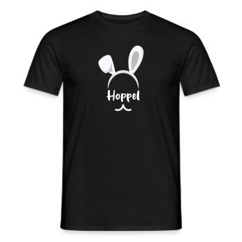 Ostern Lustig Familie Osterhase Damen Herren - Männer T-Shirt - Schwarz - Vorne - AI Model Male 178 light (178cm)