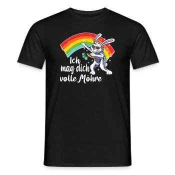 Ostern Lustig Familie Osterhase Kinder - Männer T-Shirt - Schwarz - Vorne - AI Model Male 178 light (178cm)