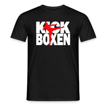 Kickboxen - Kickboxing Kickboxer Kickboxerin - Männer T-Shirt - Schwarz - Vorne - AI Model Male 178 light (178cm)