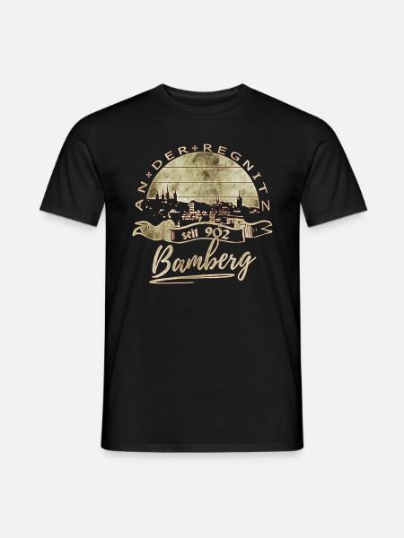 Bamberg Vintage Retro - Männer T-Shirt - Schwarz