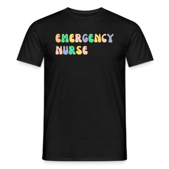 Notfall-Krankenschwester - Männer T-Shirt - Schwarz - Vorne - AI Model Male 178 light (178cm)