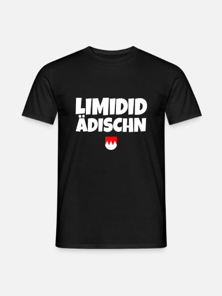 Limidid Ädischn Oberfranken Dialekt Fränkisch witz - Männer T-Shirt - Schwarz