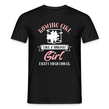 Aviron Aviron Club d’aviron Sport - T-shirt homme - noir - Devant - AI Model Male 178 light (178cm)