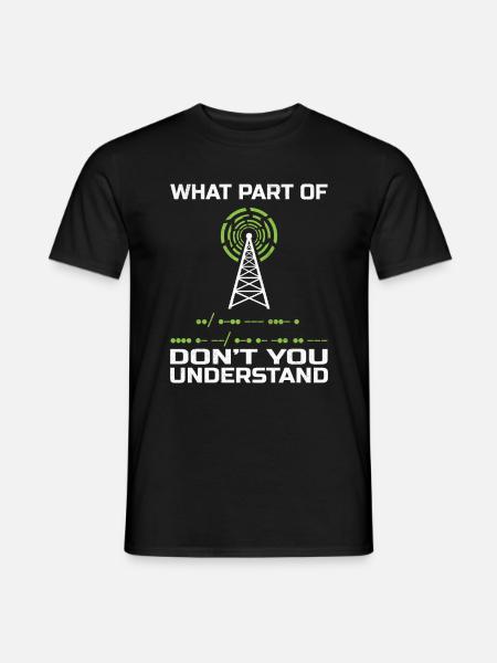 Amateur Radio Ham Radio Radio Radio Amateufunker - Men's T-Shirt - black
