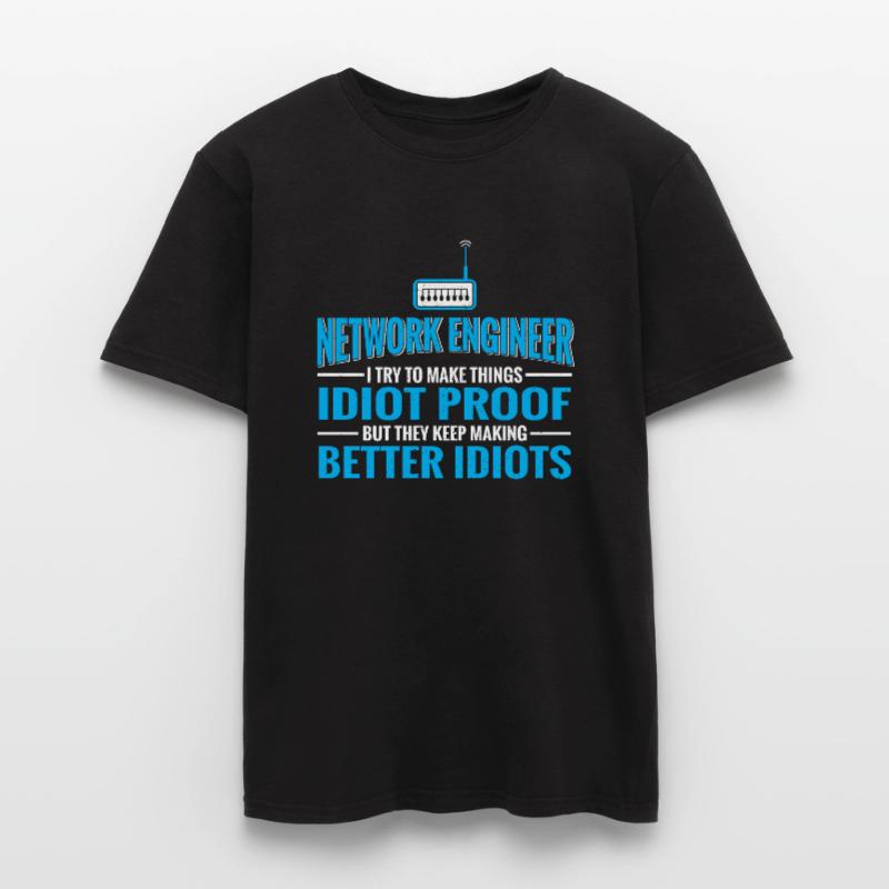 Network Technician Computer Science Network Technk IT Men’s T-shirt