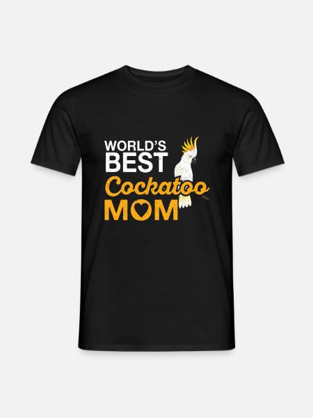 Kakadu Vogelbesitzer Vogel Haustier Vögel Cockatoo - Männer T-Shirt - Schwarz