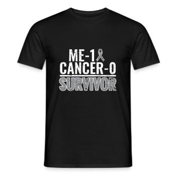 Gehirntumor Hirntumor Krebs Survivor Chemo Krebs - Männer T-Shirt - Schwarz - Vorne - AI Model Male 178 light (178cm)