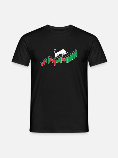 Day Trading Trader Börse Aktien Bitcoin Geld Stock - Männer T-Shirt - Schwarz