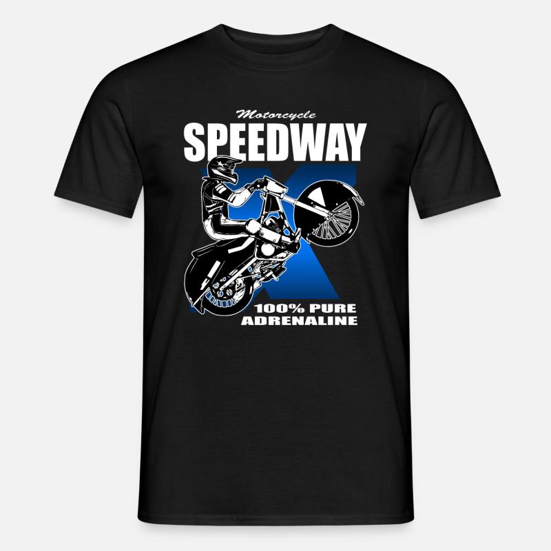 Eisspeedway - Ice speedway - Speedway on Ice - T-shirt uomo - nero