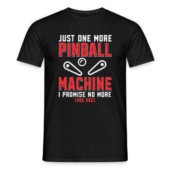 Pinball Master Pinball Machine Slot Machine Game - Men's T-Shirt - black - Front - AI Model Male 178 light (178cm)