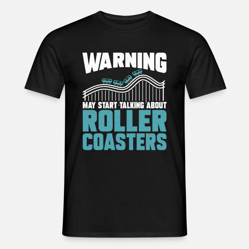 Roller Coaster Amusement Park Amusement Park - Men’s T-shirt - black