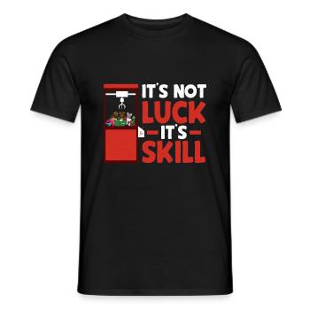 Gripper Slot Machine Teddy Bear Toy Crane - T-shirt homme - noir - Devant - AI Model Male 178 light (178cm)
