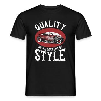 Hot Rod Hot Rods Muscle Car Hotrod Mechanic Car - Men's T-Shirt - black - Front - AI Model Male 178 light (178cm)