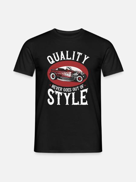 Hot Rod Hot Rods Muscle Car Hotrod Mechaniker Auto - T-shirt herr - svart