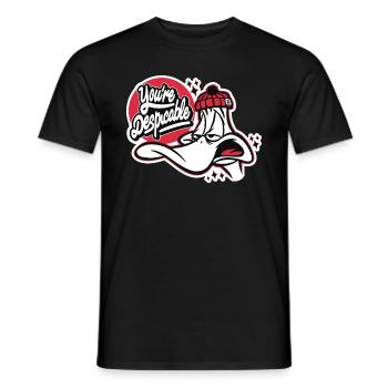 Looney Tunes Daffy Duck Despicable - Men's T-Shirt - black - Front - AI Model Male 178 light (178cm)