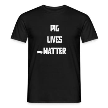 porcs - T-shirt homme - noir - Devant - AI Model Male 178 light (178cm)