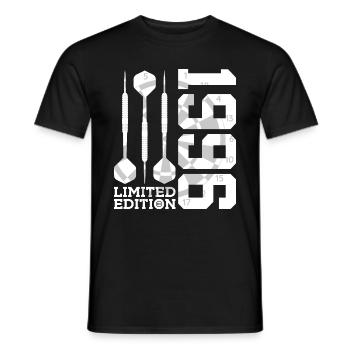 LIMITED EDITION 1996 DARTS 30. GEBURTSTAG - Männer T-Shirt - Schwarz - Vorne - AI Model Male 178 light (178cm)