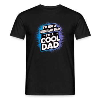 Cool Dad Saying Father's Day Best Dad - Men's T-Shirt - black - Front - AI Model Male 178 light (178cm)