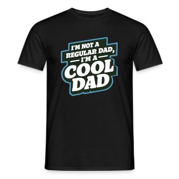 Cool Dad Saying Father's Day Best Dad - Men's T-Shirt - black - Front - AI Model Male 178 light (178cm)