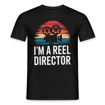 Filmemacher Filmregisseur Kameramann Film - Männer T-Shirt - Schwarz - Vorne - AI Model Male 178 light (178cm)