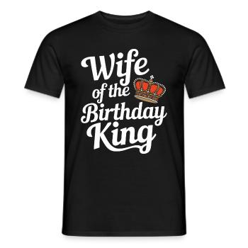 Femme Épouse Partenaire Famille Marié - T-shirt homme - noir - Devant - AI Model Male 178 light (178cm)