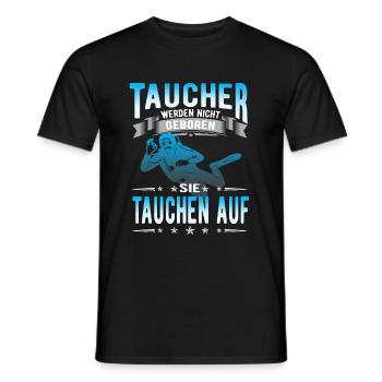 Diving,Tauchen,Geschenk - Männer T-Shirt - Schwarz - Vorne - AI Model Male 178 light (178cm)
