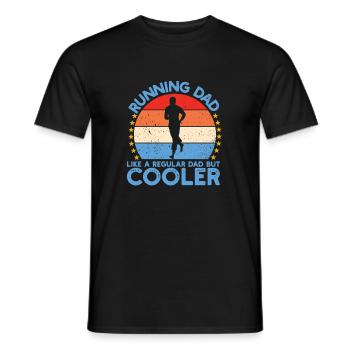 Running dad endurance - T-shirt homme - noir - Devant - AI Model Male 178 light (178cm)