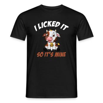 Kuh Kühe Bauernhof Landwirtschaft Geschenk - Männer T-Shirt - Schwarz - Vorne - AI Model Male 178 light (178cm)