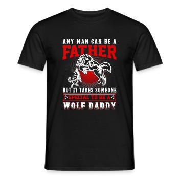 Wolf Saying Wolves Wolf Pack Wolf - Men's T-Shirt - black - Front - AI Model Male 178 light (178cm)