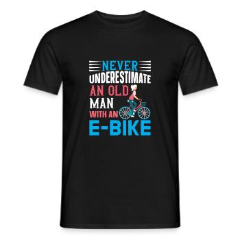 Cycling, cycling, cycling - Men's T-Shirt - black - Front - AI Model Male 178 light (178cm)