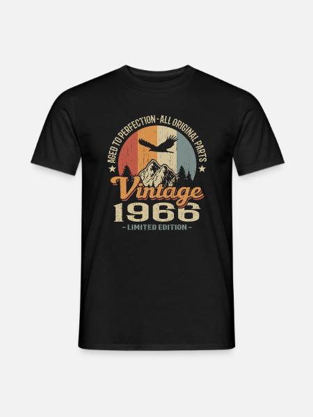 Vintage 1966 - Mænd T-shirt - sort