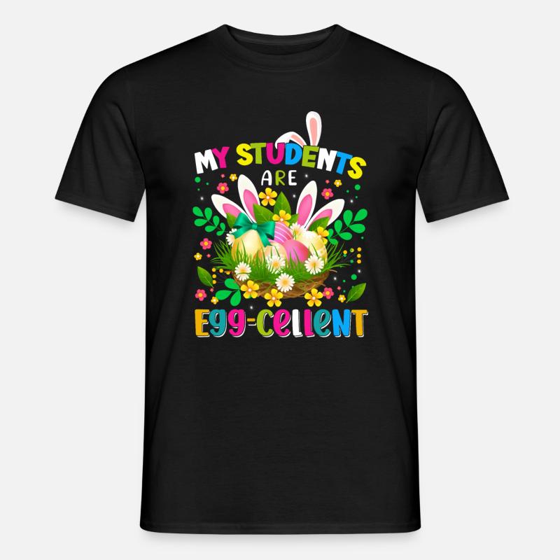 Easter Easter Easter Eggs - Men’s T-shirt - black