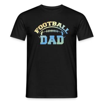 Journée de match des fans de football papa - T-shirt homme - noir - Devant - AI Model Male 178 light (178cm)