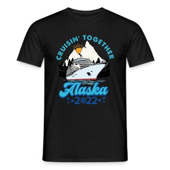 Cruisin Together 2022 Alaska Cruise - Männer T-Shirt - Schwarz - Vorne - AI Model Male 178 light (178cm)